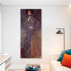 Πίνακας σε καμβά Gustav Klimt - Portrait of Emilie Floge