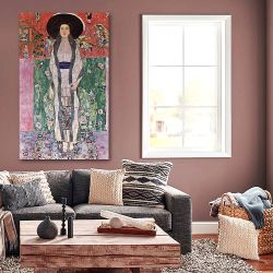 Πίνακας σε καμβά Gustav Klimt - Portrait of Adele Bloch Bauer
