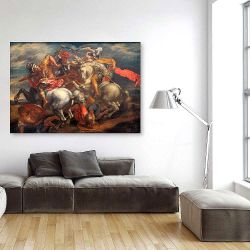 Πίνακας σε καμβά Da Vinci La battle d'Anghiari