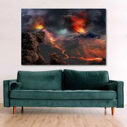 Πίνακας σε καμβά Volcanos