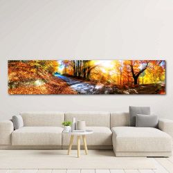 Πίνακας σε καμβά Panoramic autumn landscape