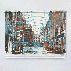 Ρόλερ με ψηφιακή εκτύπωση art00046 - Αστικός δρόμος