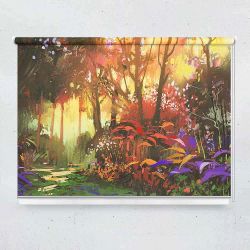 Ρόλερ με ψηφιακή εκτύπωση art000153 - Forest