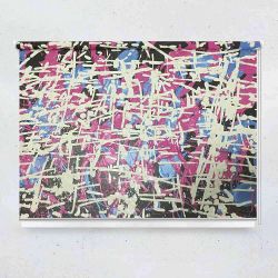 Ρόλερ με ψηφιακή εκτύπωση art000203 - Multicolor abstract