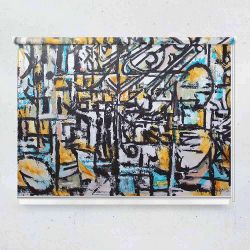 Ρόλερ με ψηφιακή εκτύπωση art000213 - Mosaic abstract