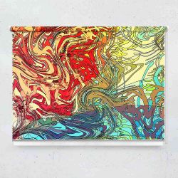 Ρόλερ με ψηφιακή εκτύπωση art000223 - Multicolor abstract