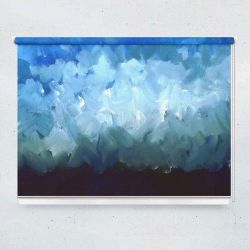 Ρόλερ με ψηφιακή εκτύπωση art000225 - Blue Multicolor abstract