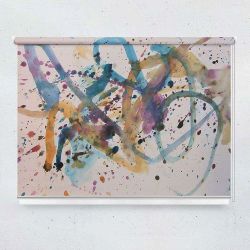 Ρόλερ με ψηφιακή εκτύπωση art000228 - Multicolor abstract