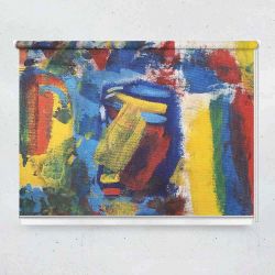 Ρόλερ με ψηφιακή εκτύπωση art000250 - Multicolor abstract