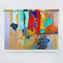 Ρόλερ με ψηφιακή εκτύπωση art000290 - Multicolor abstract