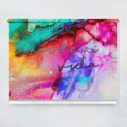 Ρόλερ με ψηφιακή εκτύπωση art000291 - Multicolor abstract