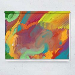 Ρόλερ με ψηφιακή εκτύπωση art000294 - Multicolor abstract