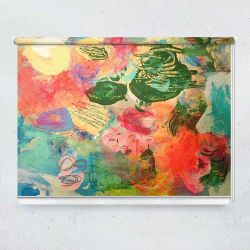 Ρόλερ με ψηφιακή εκτύπωση art000330 - Multicolor abstract