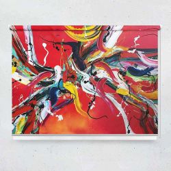 Ρόλερ με ψηφιακή εκτύπωση art000332 - Multicolor abstract