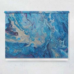 Ρόλερ με ψηφιακή εκτύπωση art000336 - Blue abstract