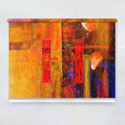 Ρόλερ με ψηφιακή εκτύπωση art000347 - Multicolor abstract