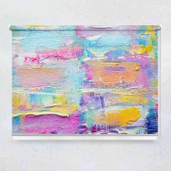 Ρόλερ με ψηφιακή εκτύπωση art000362 -Pastel abstract
