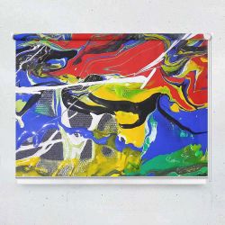 Ρόλερ με ψηφιακή εκτύπωση art000373 - Multicolor abstract