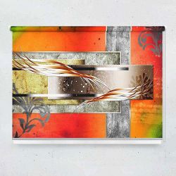 Ρόλερ με ψηφιακή εκτύπωση art000399 - Multicolor abstract