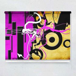 Ρόλερ με ψηφιακή εκτύπωση art000400 - Multicolor abstract
