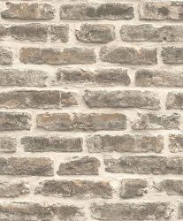 Ταπετσαρία τοίχου τούβλο από τη συλλογή Roll in stones 53 X1000 εκ