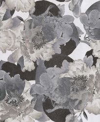 Ταπετσαρία τοίχου 53 X 1000 εκ με λουλούδια Lavinia Night από τη συλλογή Glasshouse.