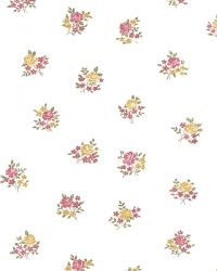 Ταπετσαρία τοίχου 53 X 1000 εκ με λουλούδια σε ροζ απόχρωση από τη συλλογή Floral.G23272