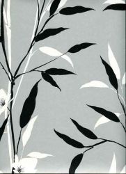 Ταπετσαρία τοίχου 53 X 1000 εκ με λουλούδια από την συλλογή Black n white . BW28729