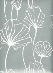 Ταπετσαρία τοίχου 53 X 1000 εκ με λουλούδια από την συλλογή Black n white . BW28738